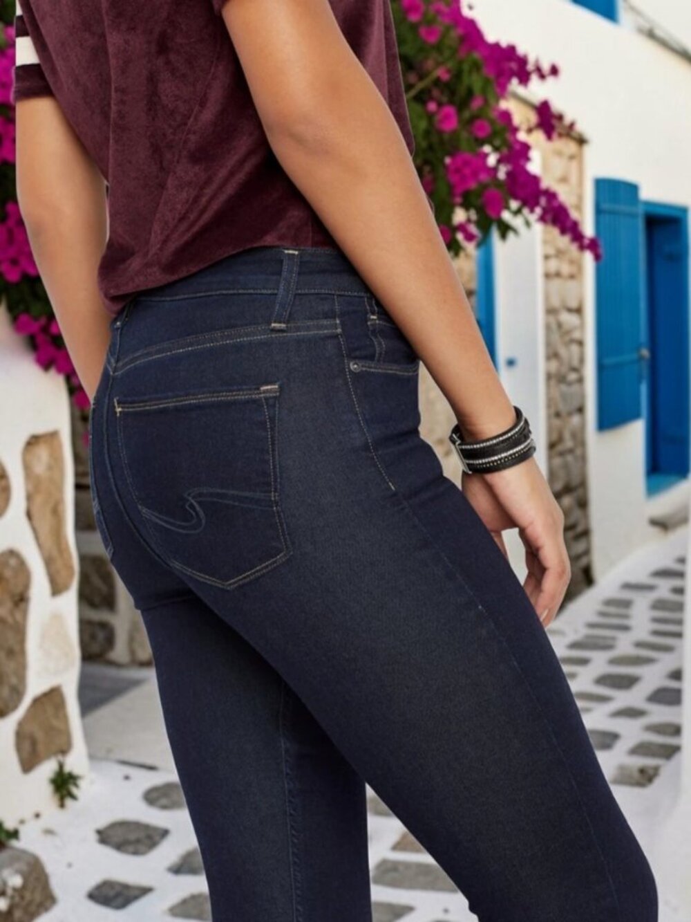 NWT SILVER JEANS (24W) MAZY Skinny High Rise Indigo Jeans